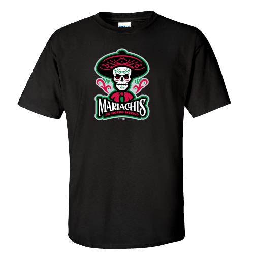 Albuquerque Isotopes Tee-Mariachis Cinco Black