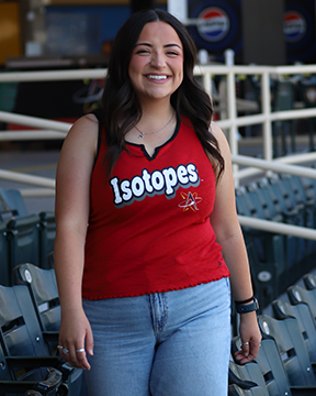 Albuquerque Isotopes Tank-Wmn Ruffle