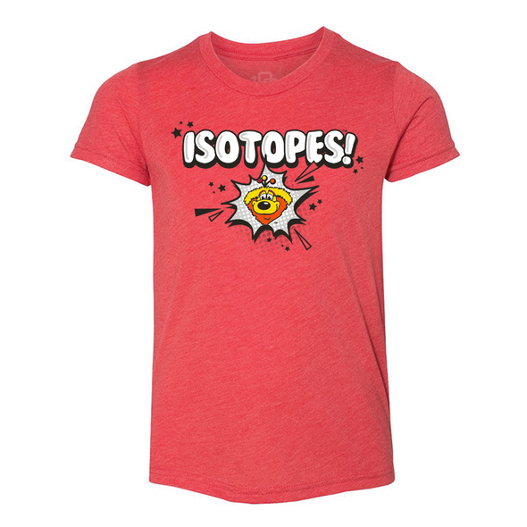 Albuquerque Isotopes Tee-Yth Comic Burst
