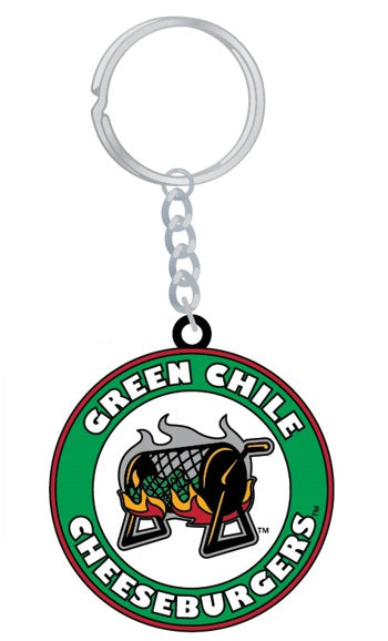 Albuquerque Isotopes Keychain-Green Chile Roaster