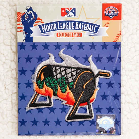 Albuquerque Isotopes Patch-Green Chile Cheeseburgers Roaster